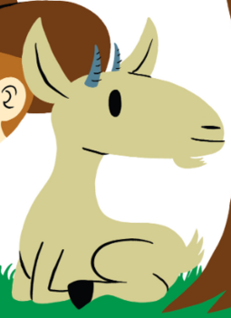 illustrated goat