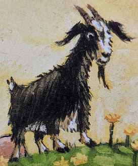 illustrated goat