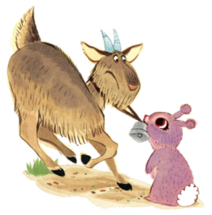illustrated goat