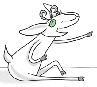 illustrated goat