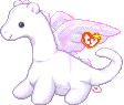 white dragon beany baby